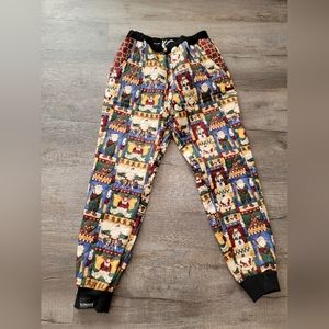 B. Creative Collective Quilted Christmas Joggers 1 of 1 LG/XL